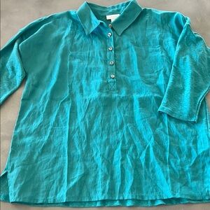 J. Jill Teal Blouse